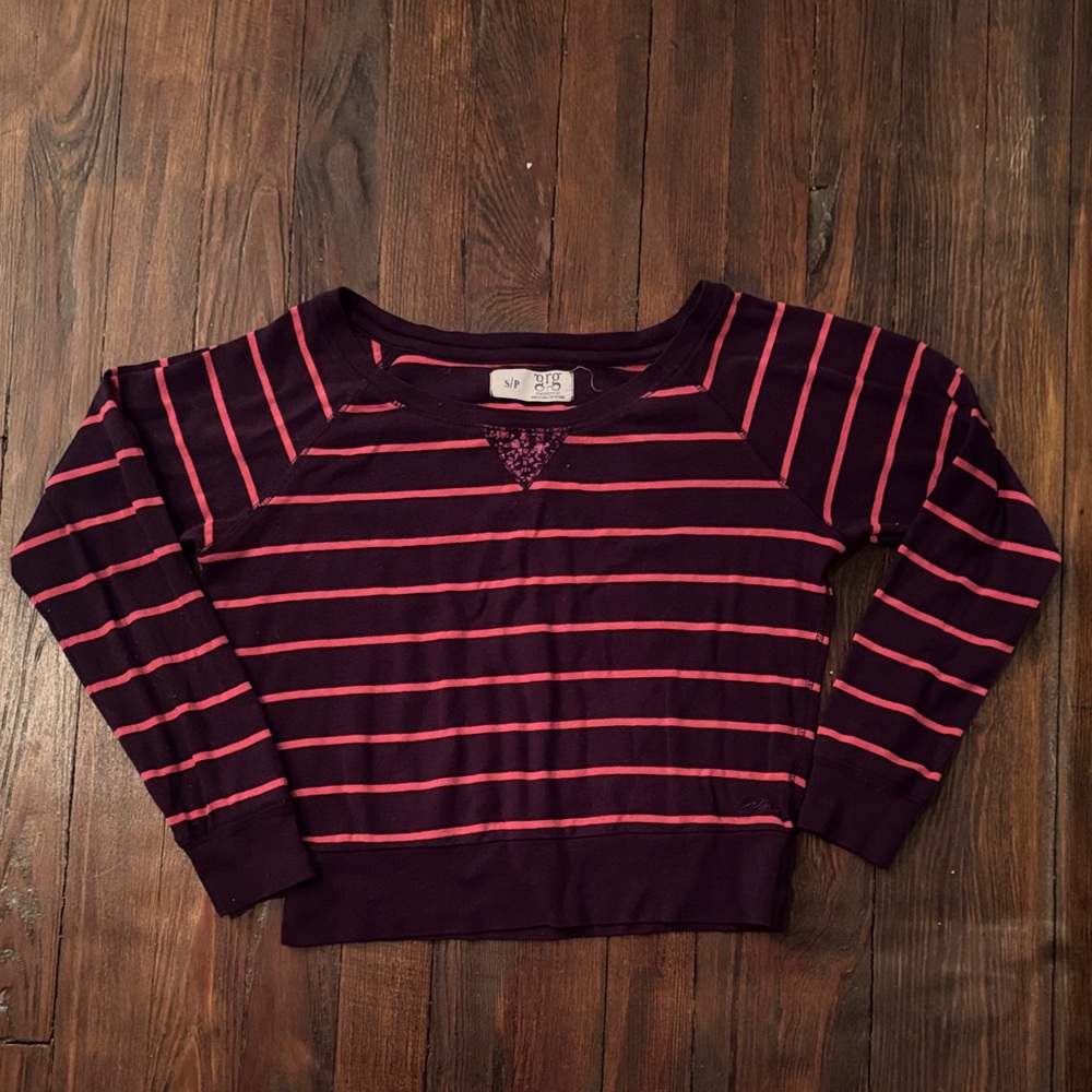 Striped Purple and Pink Shirt